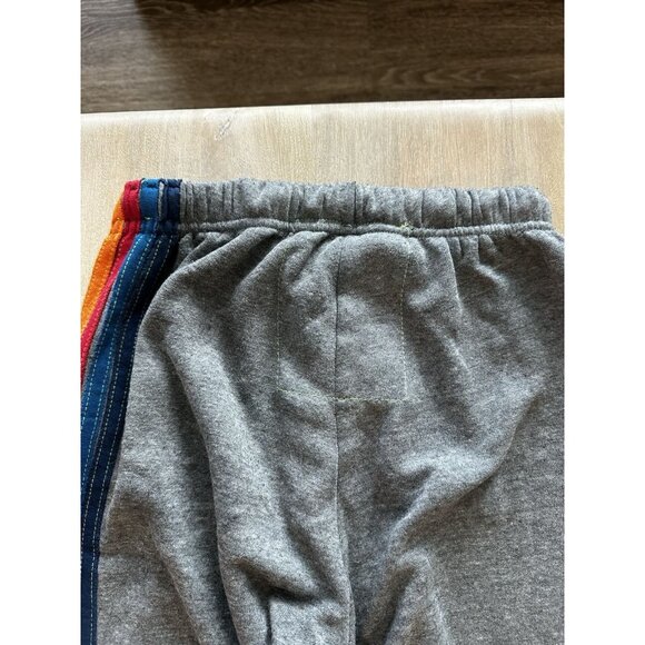 Aviator Nation 5 STRIPE SWEATPANTS - HEATHER GREY Size XS - Picture 8 of 12